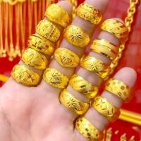 ราคา ( งานเลเซอร์ สี 24k ) แหวนทองปลอม ทองปลอม เหมือนแท้ แหวนแฟชั่น (43462937932)