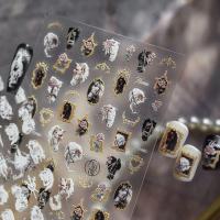 ราคา 精致圣马骑士美甲贴纸马年白马城堡欧美风复古金属银马骑士指甲贴12.14Exquisite Holy Horse Knight Nail Sticker Year of the Horse White Horse Castle European and American Style Retro Met (47703079563)