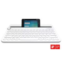 ราคา Logitech K480 คีย์บอร์ดหลายอุปกรณ์ Bluetooth ไร้สายพร้อมช่องเสียบที่วางโทรศัพท์แท็บเล็ตสําหรับ Windows (40959205442)