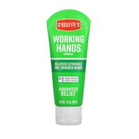 ราคา ครีมทามือ O'Keeffe's, Working Hands, Hand Cream, Unscented, 3 oz (85 g) (12801173185)