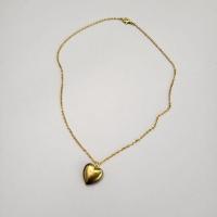 ราคา Brass heart necklace สร้อยคอหัวใจ ทองเหลืองแท้ (696150551)