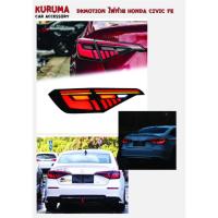 ราคา ไฟท้าย Honda Civic FE Full led bar smoke + red led (29753059365)