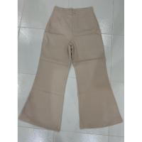 ราคา กางเกงขายาว สีครีม ขาม้า มือ1 ไซต์M (44405965064)