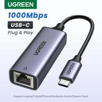ราคา UGREEN อะแดปเตอร์ USB C Ethernet 1000Mbps USB Lan RJ45 1Gbpsสําหรับแล็ปท็อปMacBook iPadอุปกรณ์เสริมGigabitการ์ดเครือข่ายDongle Y (46104862610)