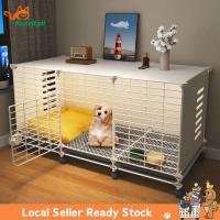 ราคา Nutritail กรงสุนัข กรงสัตว์เลี้ยง 狗笼 Bold Metal Kennel ลังสุนัขขนาดใหญ่พร้อมถาด Sangkar Cat CAGE กรงกระต่ายแบบพกพา (48851823601)