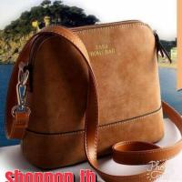 ราคา Zara Home Suede Leather Crossbody Bag (Outlet) กระเป๋าแบรนด์เนม (345871383)