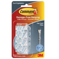 ราคา คลิปยึดสายไฟพร้อมเทปกาว 3M COMMAND รุ่น 17305CLR สีใส (9580448015)