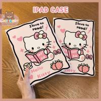ราคา Hello Kitty Casing Ipad Case With Pen Slot Case Ipad 9th Generation Ipad Air 4/5/ iPad Mini 2/3 Smart Tablet Case Cover Cute Casing Ipad Case Pink Cover Ipad 平板保护套 (46853738161)