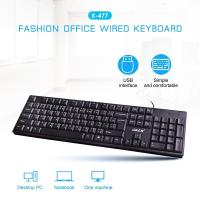 ราคา K-477 OKER FASHION OFFICE WIRED KEYBOARD USB (26617346645)