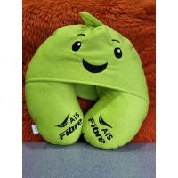 ราคา หมอนรองคอตุ๊กตาอุ่นใจ สีเขียว Ais Fibre (19550988854)