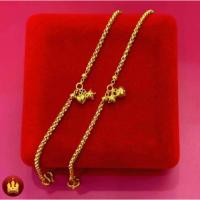 ราคา ห้างทองราชาเยาวราช สร้อยข้อมือทองแท้ 1สลึง คละลาย ทองแท้ 96.5% มีใบรับประกัน (41670308309)