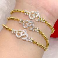 ราคา สร้อยข้อมือเพชรโอมสวยงาม ปรับไซส์ได้มีตุ้งติ้งสวยงามค่ะ (12882155064)