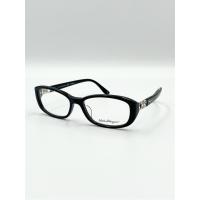 ราคา Salvatore Ferragamo Vintage Eyeglasses % Authentic กรอบแว่นตาน้ำหนักเบา ตกแต่งอะไหล่เงินคริสตัลที่ขาแว่น (28871302528)