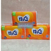 ราคา Nice Tissue 250 แผ่น บรรจุ 3 แพ็ค / กระดาษเช็ดหน้า Nice 250 แผ่น 2 ชั้น (57406183552)
