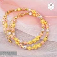 ราคา ข้อมือปี่เซียะทองคำแท้99.99% สายเงินแท้92.5% สี 3 กษัตริย์ ตัดลายดอกไม้ ข้อมือปี่เซียะ ข้อมือปี่เซียะทองแท้ (3467466070)