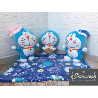 ราคา หมอนโดเรม่อน 3-ใน-1 น่ารักผ้าสักหลาดกํามะหยี่นุ่มพิเศษชุดเครื่องนอนสํานักงานตุ๊กตาหมีพร้อมผ้าห่ม (42013489018)