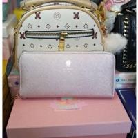 ราคา กระเป๋าสตางค์ใบยาวสีม่วง (18869273574)