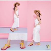 ราคา Moochuu : MC 04 sandal (พื้นชมพู สายเหลือง) (7037811)