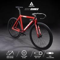 ราคา DELTA รุ่น GHOST RUNNER จักรยานฟิกเกียร์วงล้อ 700c อลูมิเนียม ขอบล้อสูง 50 MM. FRAMESET ไซส์ 52 (40163199349)