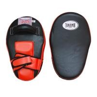 ราคา THAISMAI เป้าล่อชกมวยโค้ง รุ่น HP137 หนังเทียม สีแดง1คู่ Synthetic Leather Hand Pads Curved RED PU (13245891396)