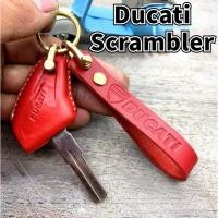 ราคา Ducati Scrambler800 400 1100 Icon MTS950 Leather Key Case Handmade Leather Key Case (15252637666)