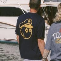 ราคา ReadystockMALB Navy Series เสื้อยืดแขนสั้นกีฬา 100% เสื้อยืด unisex ระบายอากาศได้ (41665461344)