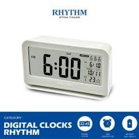 ราคา ♞,♘นาฬิกาตั้งโต๊ะ RHYTHM รุ่นใหม่ digital clock นาฬิกาดิจิตอล Snooze โดยสัมผัส ตั้งปลุกได้ บอกวันแล (26668823565)