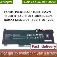 ราคา ✿แบตเตอรี่แล็ปท็อป BTY-M492 สำหรับ MSI Pulse GL66 11UDK-255VN 11UEK-016AU 11UCK-200XPL GL76 Katana GF66 GF7 (27930371393)