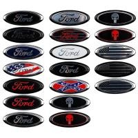 ราคา Fordเหมาะสําหรับ Fiesta/focus/mondeo ด้านหน้าและด้านหลังกระจังหน้าโลโก้รถเครื่องยนต์ฮูดขนาดโลโก้: 15 ซม.*.9 ซม. (29831474693)