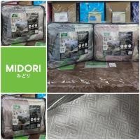 ราคา MIDORI ชุดเซตเครื่องนอนผ้าไหมอิตาลี ขนาด 6 ฟุตครบชุด 2-Tone ป้องกันไรฝุ่น (ITALY SILK) (25389527398)
