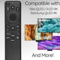 ราคา Ceybo รีโมทคอนโทรลเสียงพลังงานแสงอาทิตย์พร้อมปุ่มลัด YouTube Netflix สําหรับสมาร์ททีวี Samsung เข้ากันได้กับ Neo QLED 8K, QLED (BN59-01480A) (49555595322)