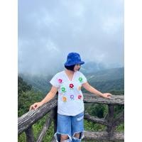 ราคา เสื้อชาวดอย เสื้อพื้นเมือง เสื้อเหนือ ลายดอกไม้น่ารัก (25913506261)