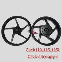 ราคา ล้อแม็กเดิม Click110, Click-i, Scoopy-i, Icon ขอบ 14" ขนาด 1.4 /1.6 ขอบ 14 **สีดำล้วน หน้าหลัง ขายเป็นคู่ (17100797230)