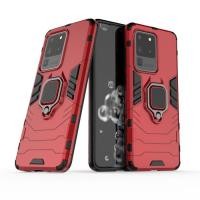 ราคา Samsung S20 Ultra - Black Panther Slim Stand Ring Armor Case กันกระแทก (43605746373)