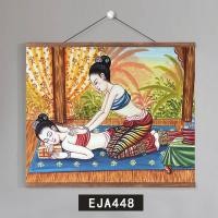 ราคา เอเชียตะวันออกเฉียงใต้ไทยนวด Wall Art ซาวน่า Tuina ภาพจิตรกรรมฝาผนังล็อบบี้ทางเดินภาพวาดสําหรับ Bathhouse สปาเท้าภาพวาดตกแต่งโรงแรมภาพจิตรกรรมฝาผนัง (46506184895)
