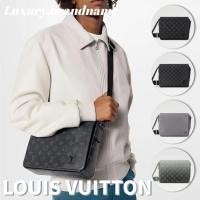 ราคา หลุยส์วิตตอง LV Louis Vuitton DISTRICT Small Messenger Bagกระเป๋าสะพายไหล่สำหรับผู้ชาย (27626834432)