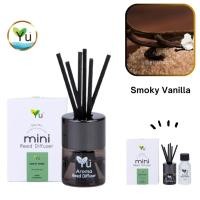 ราคา Mini Room Difuser 15 ml. กลิ่น Smoky Vanilla (สโมคกี้ วนิลลา) กลิ่นวนิลาตัดเครื่องเทศเย็นสดชื่น ก้านไม้หอม (27519907688)