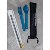 ราคา TUPPERWARE ทัปเปอร์แวร์ ชุดช้อนส้อม + หลอด + กระเป๋า (22470026142)