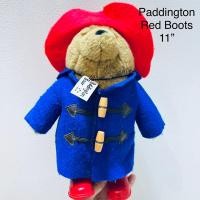 ราคา #ตุ๊กตา #หมี #แพดดิงตัน #11” #วินเทจ #รองเท้าพลาสติกแข็ง #ปั๊มใต้เท้า Vintage Paddington Bear red hat boots Teddy France (21983709315)