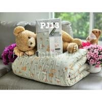 ราคา ชุดผ้าปูที่นอน Cotton House รุ่น PJ 13-30 ลายดอก แบบทูโทน สำหรับที่นอนสูง 10 นิ้ว (40301529856)