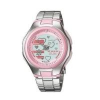 ราคา CASIO POPTONE นาฬิกาผู้หญิง สีเงิน สายสแตนเลส รุ่น LCF-10D-4AVDR,LCF-10D-4A,LCF-10D-4A (44861868)