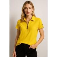 ราคา MICHAEL Michael Kors : Yellow zipper Top (18928830242)