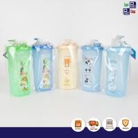 ราคา กระบอกน้ำทรงสูงลายการ์ตูนลิขสิทธิ์ 650ml 950ml กระบอกน้ำทรงกลม กระบอกน้ำฝาจุก ขวดใส่น้ำ กระบอกน้ำพกพา ส่งของทุกวัน (23265499180)