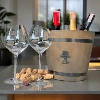 ราคา แก้วไวน์+ถังแช่ไวน์ จัดเซ็ตพรีเมี่ยม (29055288597)