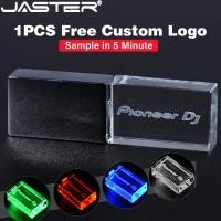 ราคา JASTER ไฟ LED สีสันสดใส Pioneer DJ Premium PenDrive 64GB ความเร็วสูงเขียนอ่านหน่วยความจํา Stick 8GB ฟรีโลโก้ USB แฟลชไดรฟ์ (26384304160)