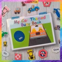 ราคา My Cars themed Busy Book ขนส่งยานพาหนะ หนังสือเงียบ กิจกรรมการเรียนรู้สําหรับเด็ก (23743705776)