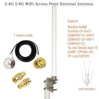 ราคา 2.4G/5.8G Dual Band Omni-Directional High Gain WiFi Access Point เสาอากาศภายนอกสําหรับ Ac600 /CF-Ew73 CF-EW72 CF-EW71 /EAP225 Eap110 (42476630764)