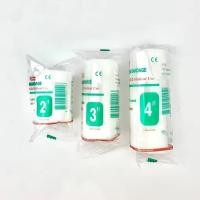 ราคา onforming Bandage กว้าง 2,3,4 นิ้ว ยาว 5 หลา ผ้าก๊อซพันแผล แบบม้วน ก๊อซม้วน ผ้าก๊อซม้วนพันแผล (46700187480)