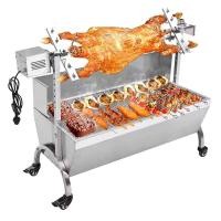 ราคา เตาหมูหันหมุนไฟฟ้าZB-BBQ886 เตาย่างหมูไก่ทั้งตัว Charcoal Grill มือหมุนได้ (52553432196)