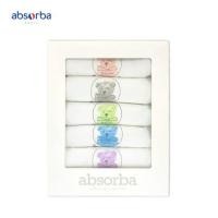 ราคา Absorba แอ็บซอร์บา ผ้าอ้อมเด็กแรกเกิด ผ้าสาลู ทอ 2 ชั้น ขนาด 27×27 นิ้ว พิมพ์ลายน้องหมีหลากสี (6 ผืน / 1 กล่อง (54500358922)